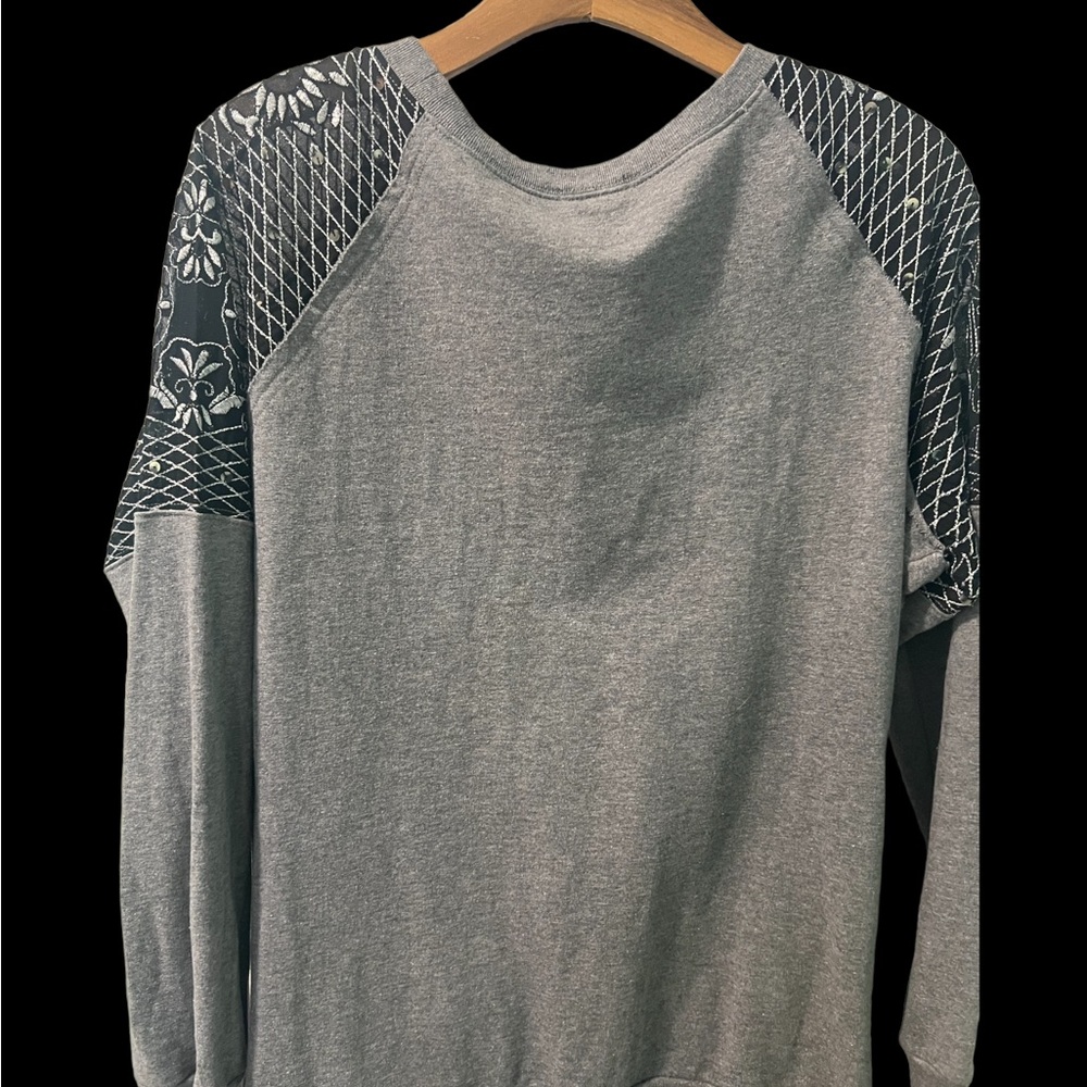 Ecote Embellished Sweatshirt Top